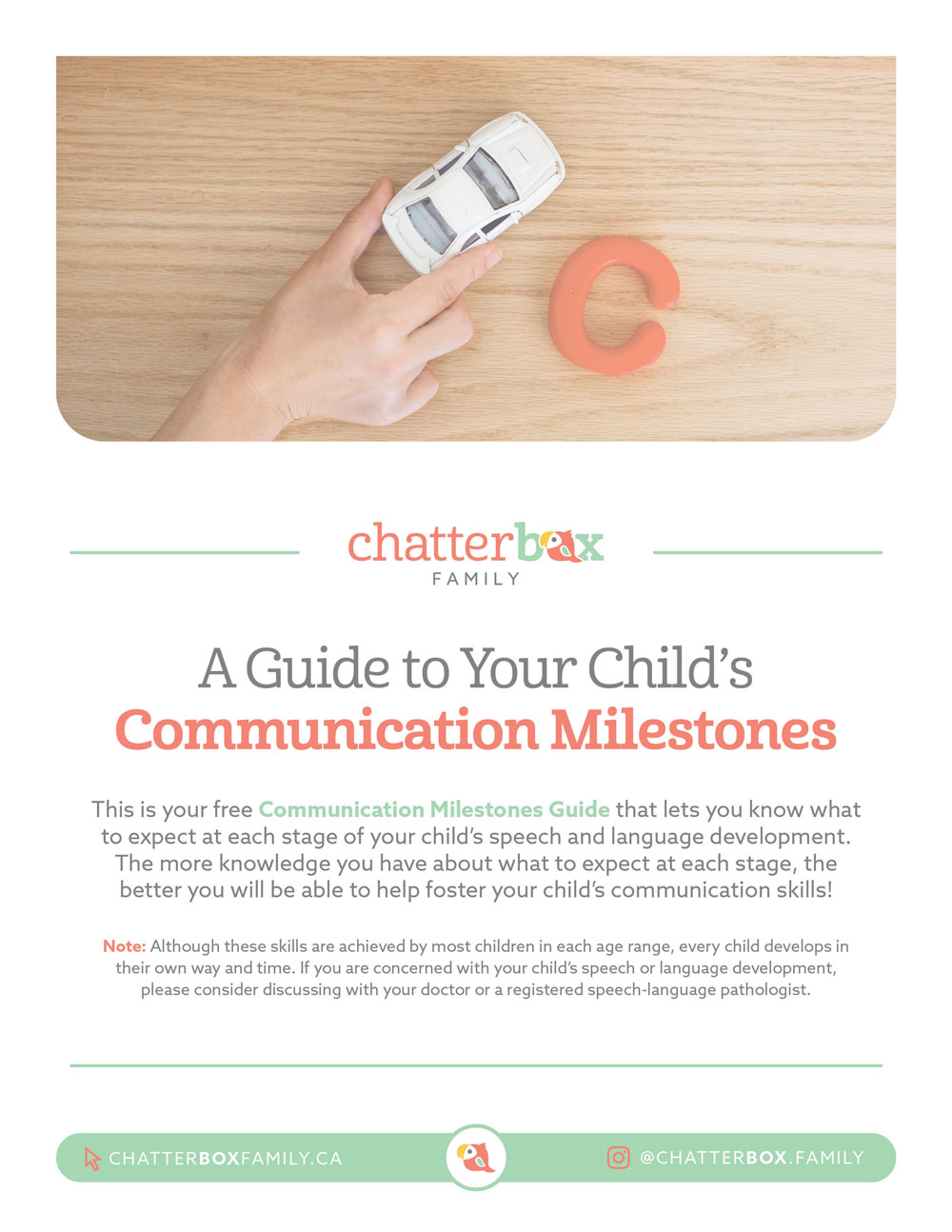 Communication Milestones Guide